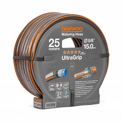 Шланг 5/8" (15мм) - 25м DAEWOO UltraGrip Plus DWH 5124